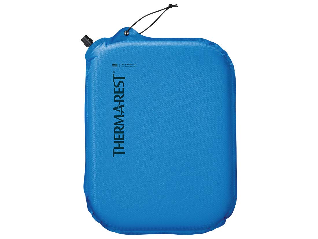 Therm-a-Rest Lite Seat Ultralight Inflatable Seat Cushion, Blue, 13 x 16 Inches