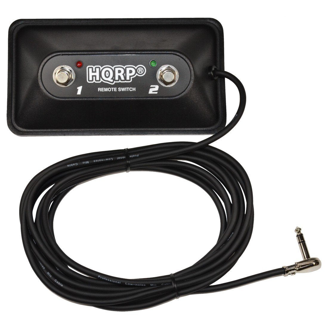 HQRP 2-Button Guitar Amp Footswitch compatible with Peavey 03022920 fits Nashville, ValveKing, Windsor, 6505 Head, 6505 112 Combo Amps