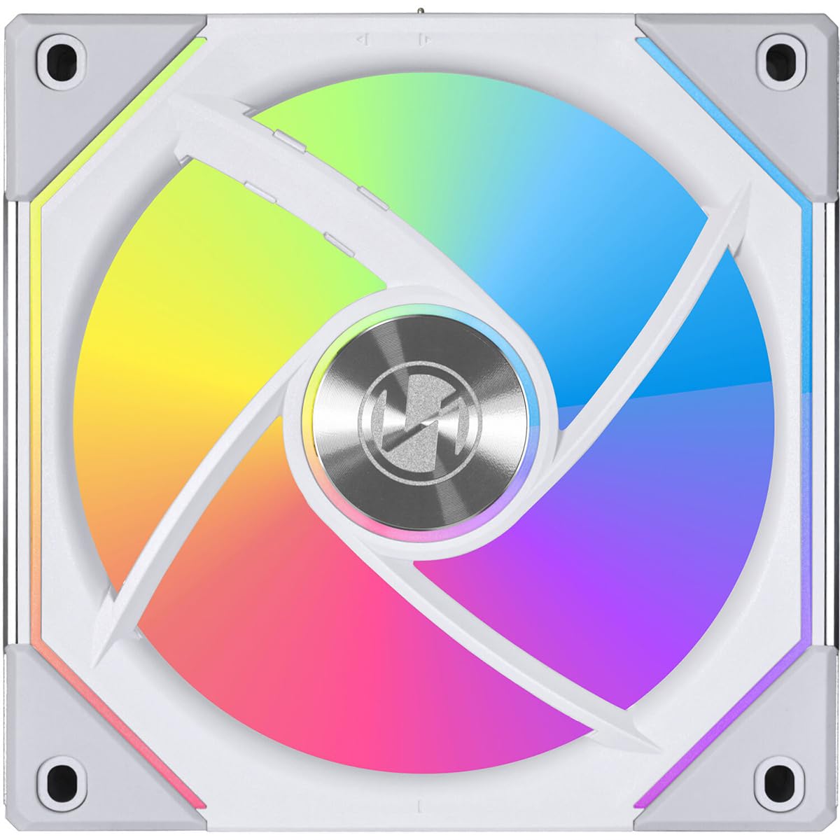 LIAN LI UNI FAN SL-INF 120 RGB Infinity Mirror ARGB Fan 120mm White 1-Pack - 12cm x 13.31cm x 3.345in - Case Fan - Desktop Compatible
