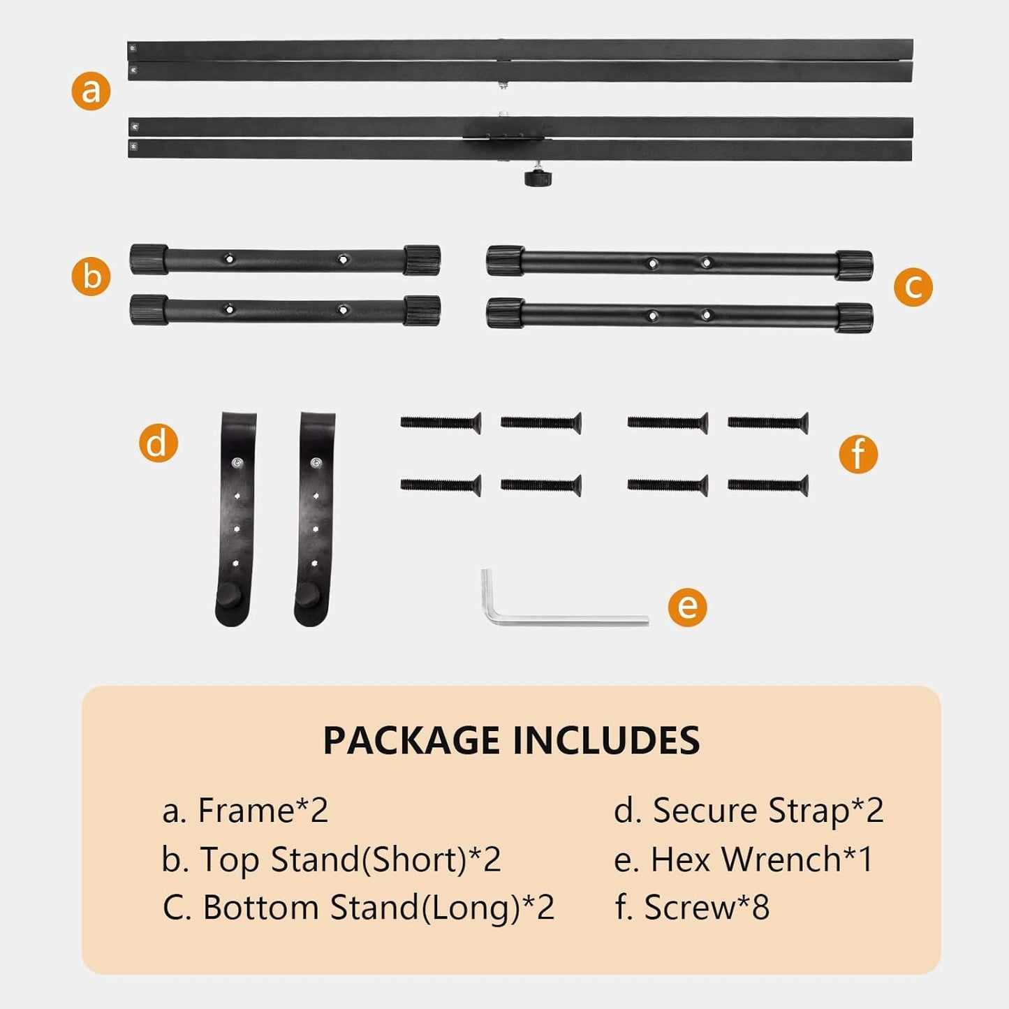 Duramex (TM) Heavy Duty, Double X, Height Adjustable Piano Keyboard Stand with Locking Straps, Piano Bench Stool 3-Position Height Adjustment Folding Padded Keyboard Bench Stand and Bench Combo