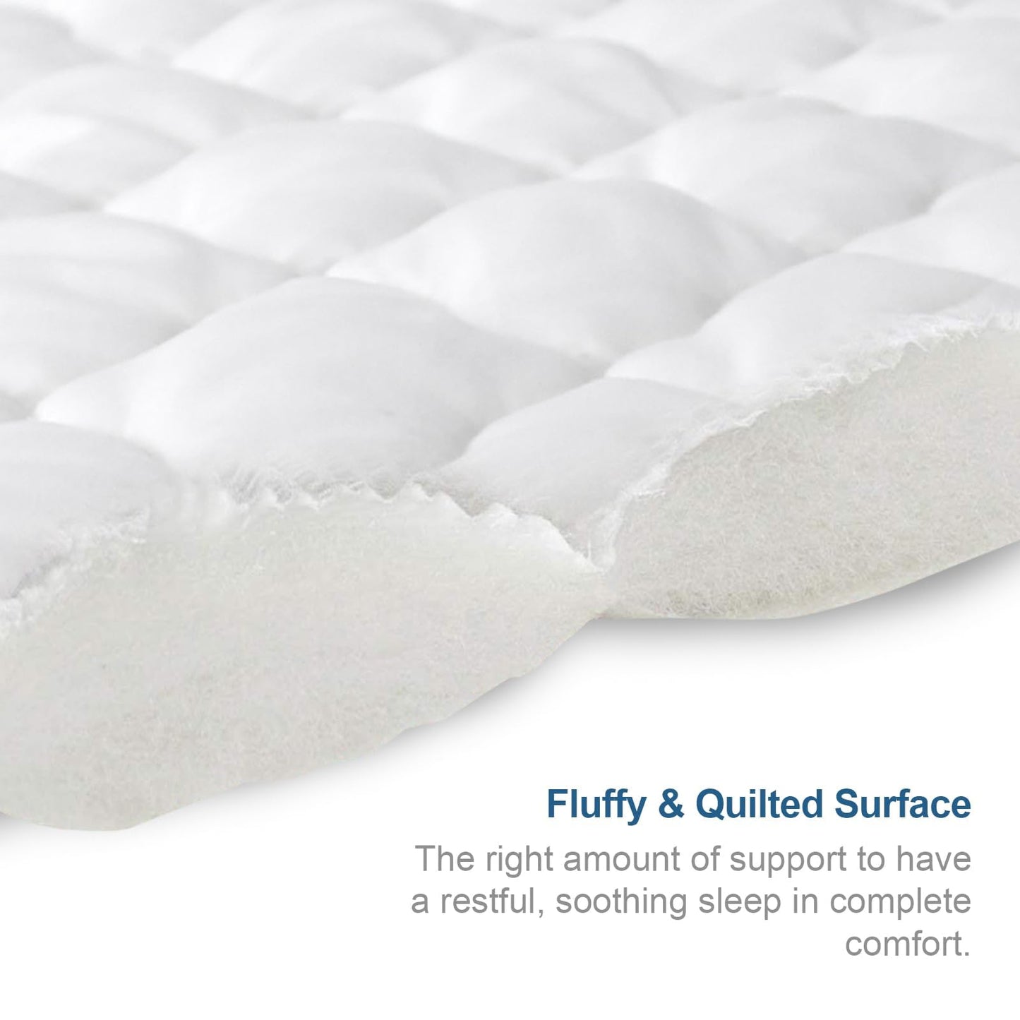 2 Pack Twin XL Mattress Protector Waterproof, Breathable & Noiseless Queen Twin XL Mattress Pad Cover Quilted Fitted with Deep Pocket up to 14" Depth (39"x 80"), Breathable, Noiseless, Washable, White