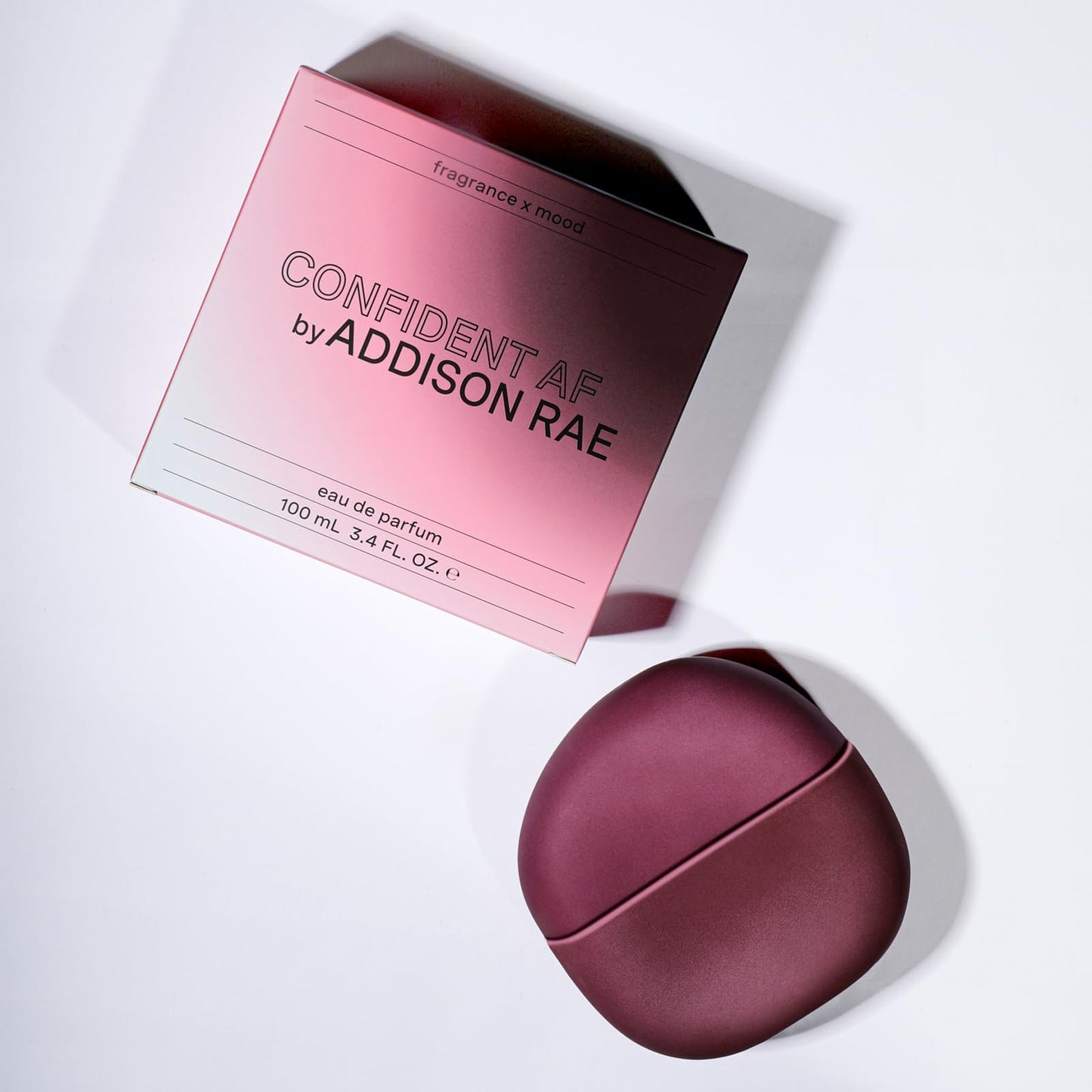 Addison Rae Fragrance Confident - Luxury Perfume for Women -Fruity Floral Scent - Eau De Parfum -Notes of Vanilla, Strawberry, Jasmine -Long Lasting Vegan Travel Cologne- Gift for Her-3.4oz EDP Spray