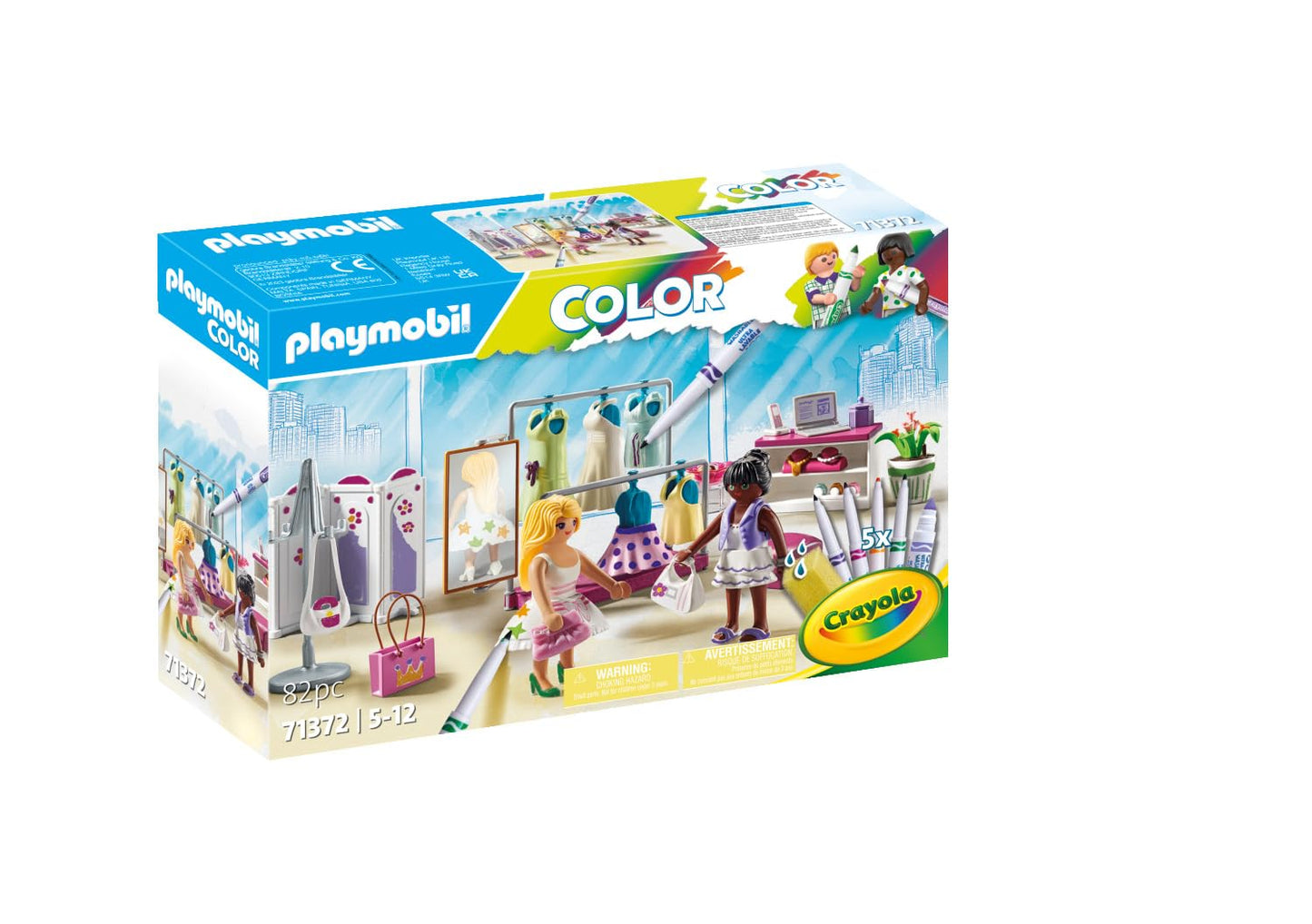 PLAYMOBIL Color with Crayola: Fashion Boutique