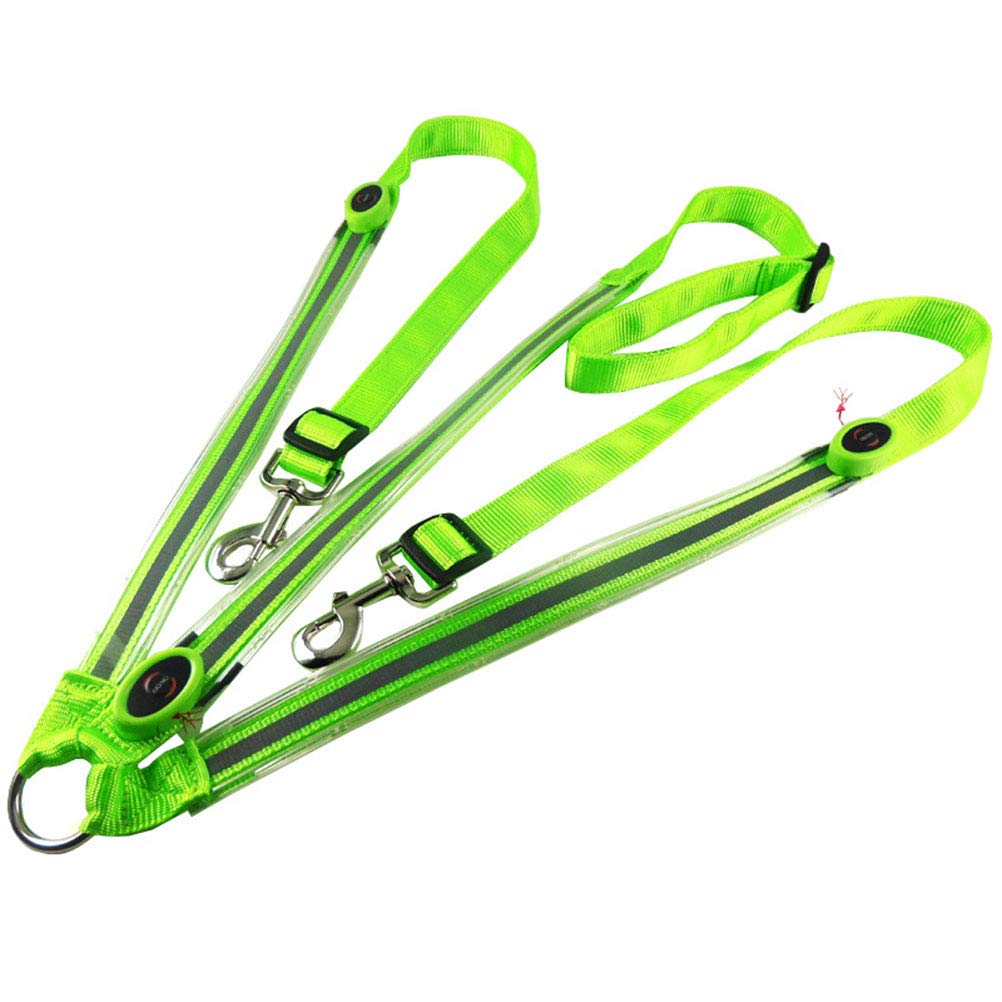 LED Horse Breastplate Collar, Adjustable High Visibility Tack for Horseback Riding Safety Gear (Green)