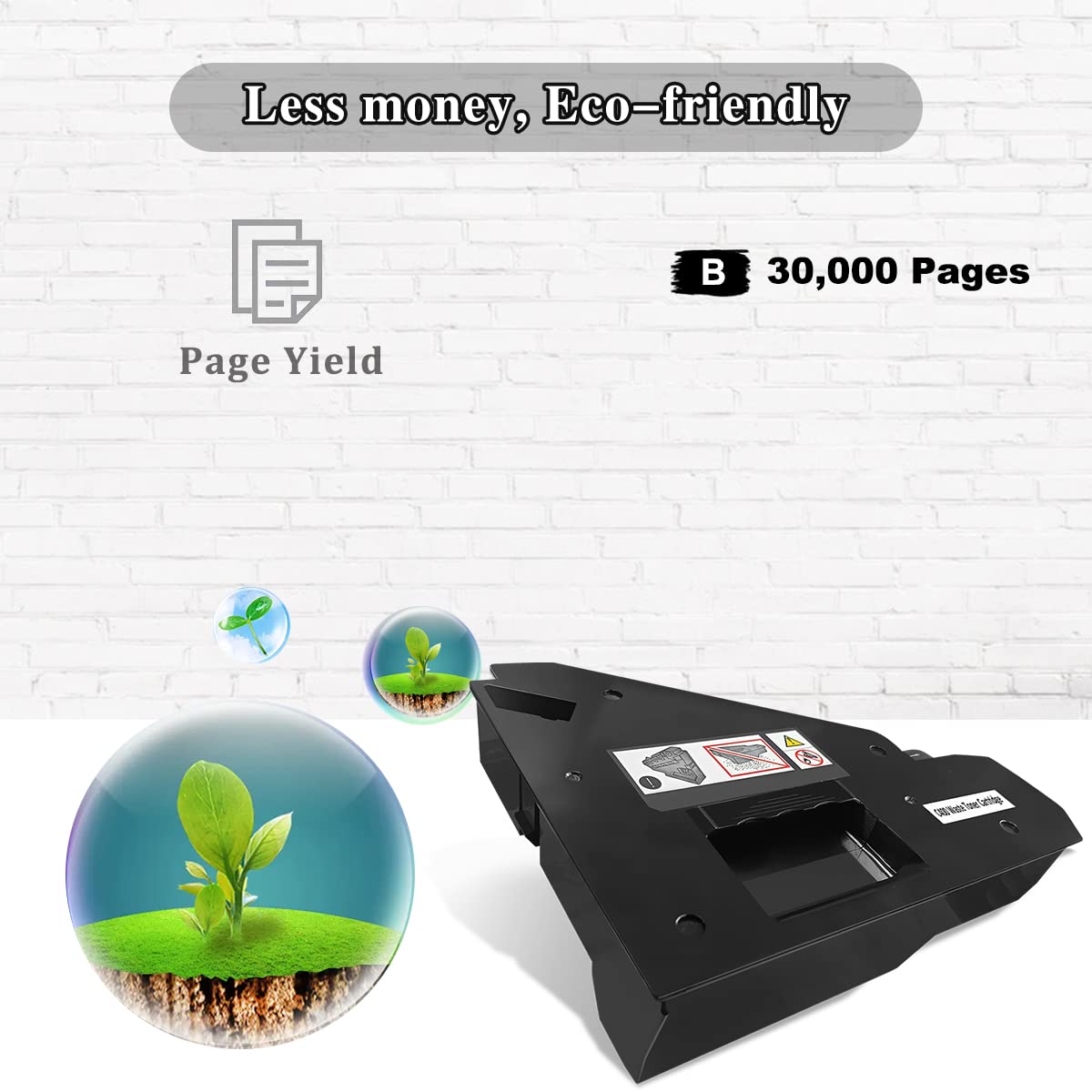 C400 C405 Waste Toner Cartridge Collection Container Box 30000 Pages 108R01124 GREENPRINT for Xerox VersaLink C400V C400N C400DN MFP C405V C405N C405DN Phaser 6600 WorkCentre 6605 6655 Printers