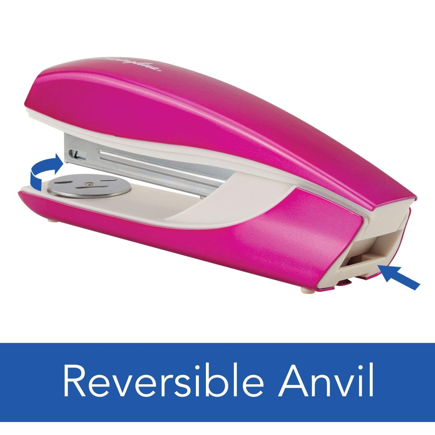 Swingline 55047023 NeXXt Series WOW Desktop Stapler, Includes 200 Staples, Pink