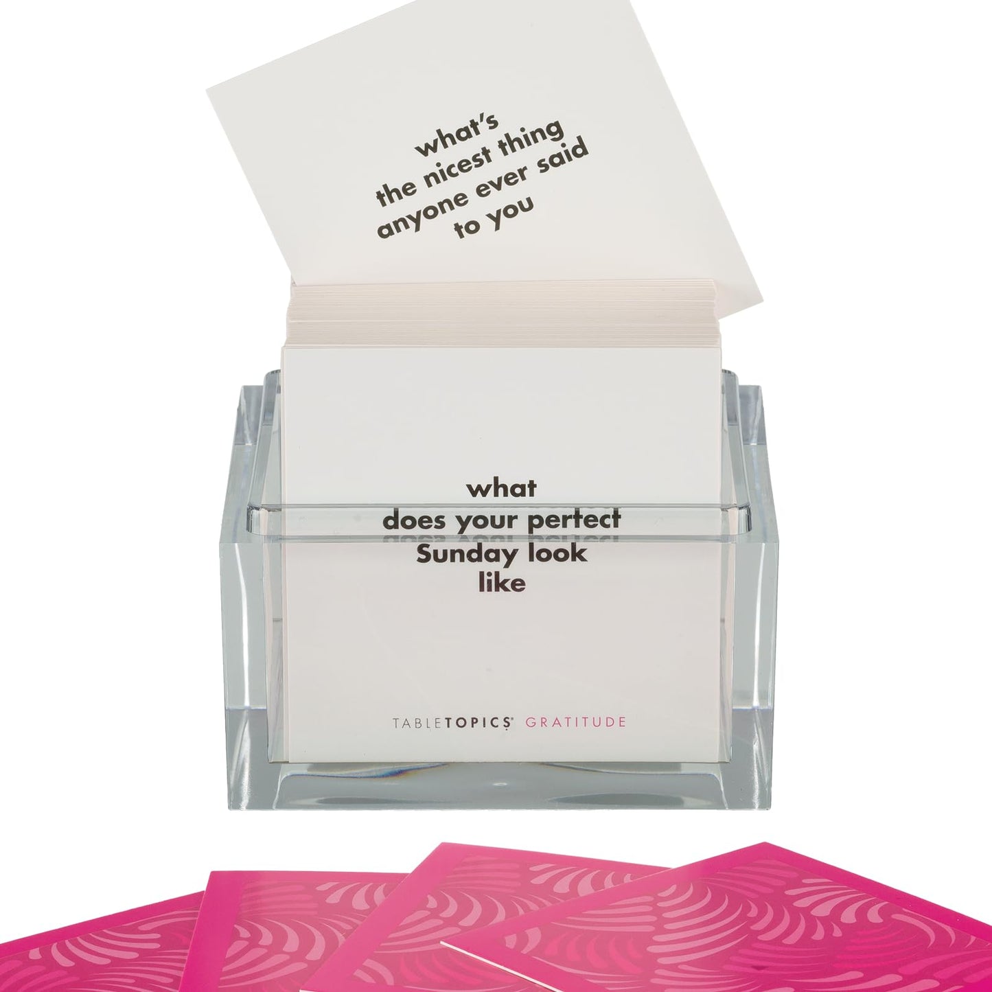 TableTopics Gratitude - 135 Gratitude Conversation Cards for Positive Table Talk with Family & Friends