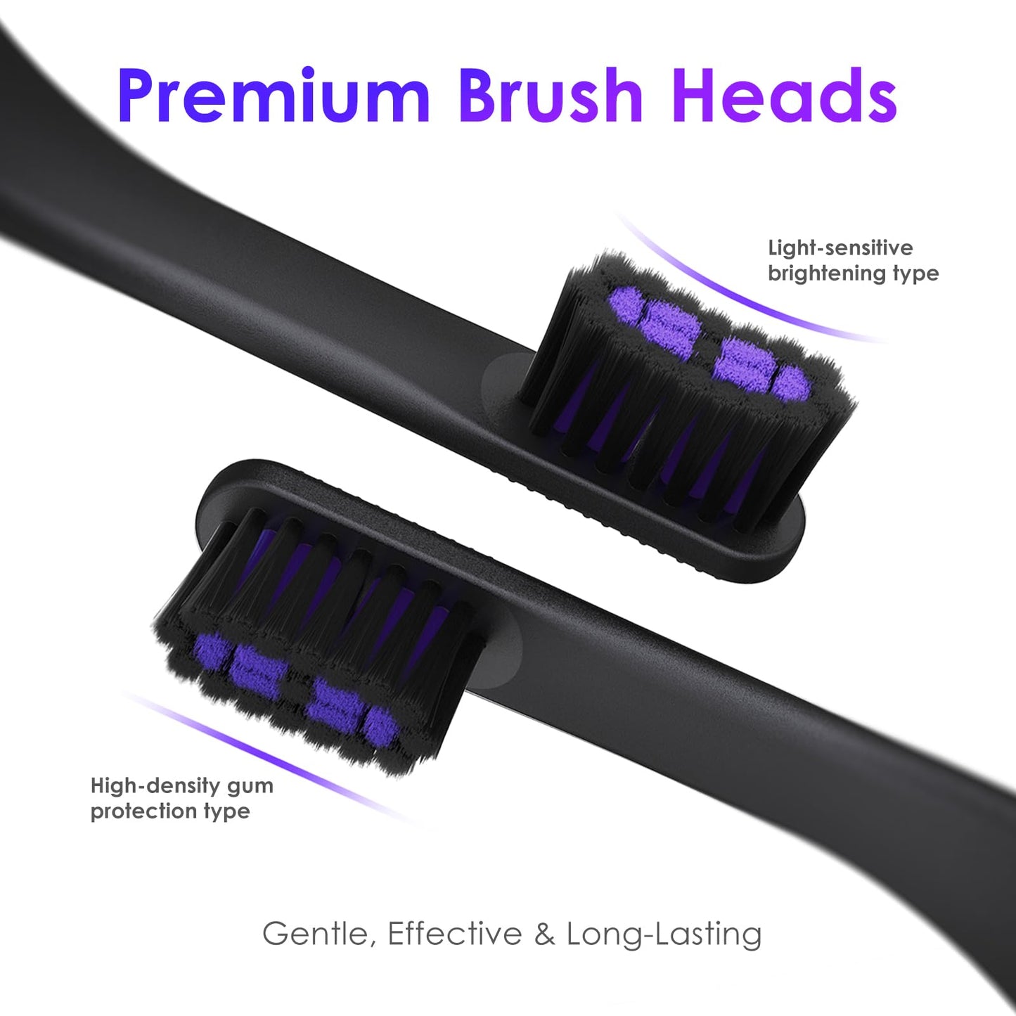 Electric Toothbrush, Portable Travel Sonic Toothbrush with Protective Case USB-C Rechargeable, Neutral Comfort Bristles, Waterproof, Smart Timer, Compact for Daily Use (Gray)