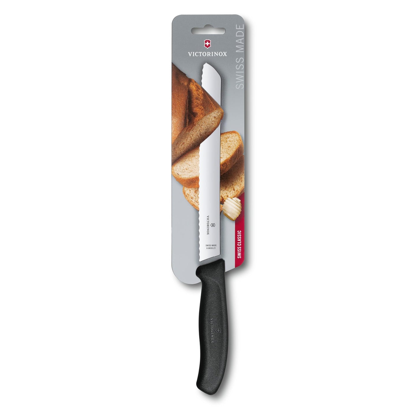 Victorinox 182202.0 Swiss Classic Bread Knife, Silver/Black