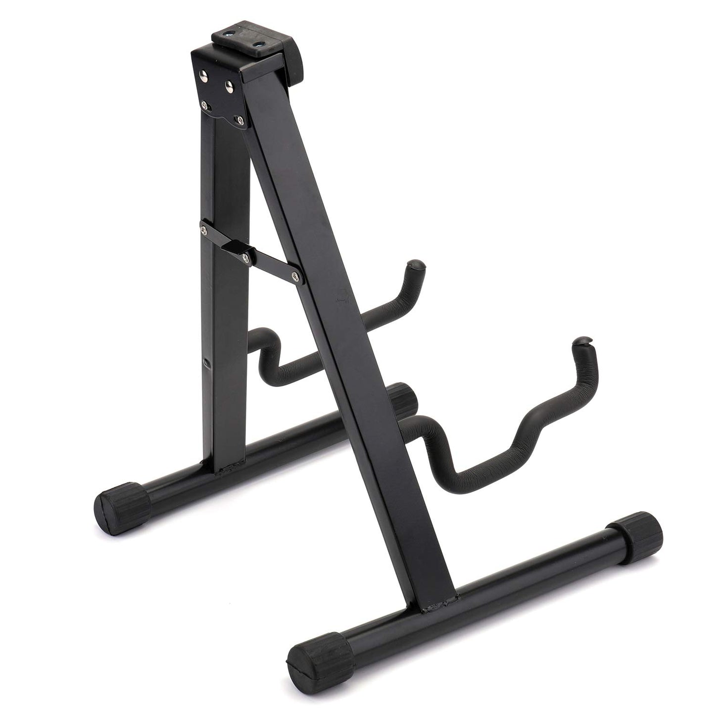 Foraineam 2 Pack Guitar Stand Universal A-frame Folding Stand with Secure Lock for Acoustic Classic Electric Guitars