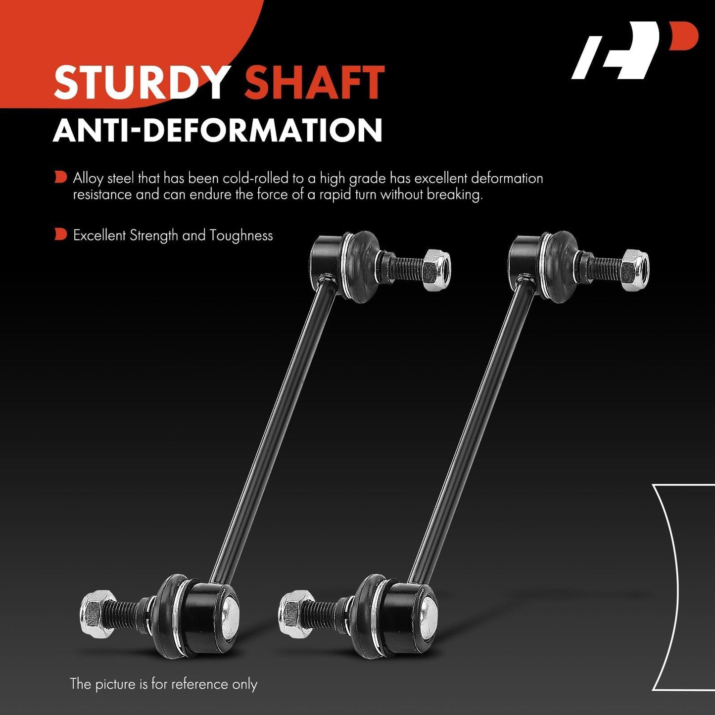 A-Premium 2 x Front Sway Bar Links Stabilizer Bar Links, Compatible with Hyundai Elantra 2007-2012 & Kia Forte Forte Koup 2010-2013, Forte5 2012-2013, Magentis 2006-2010, Optima 2006-2011, Rondo