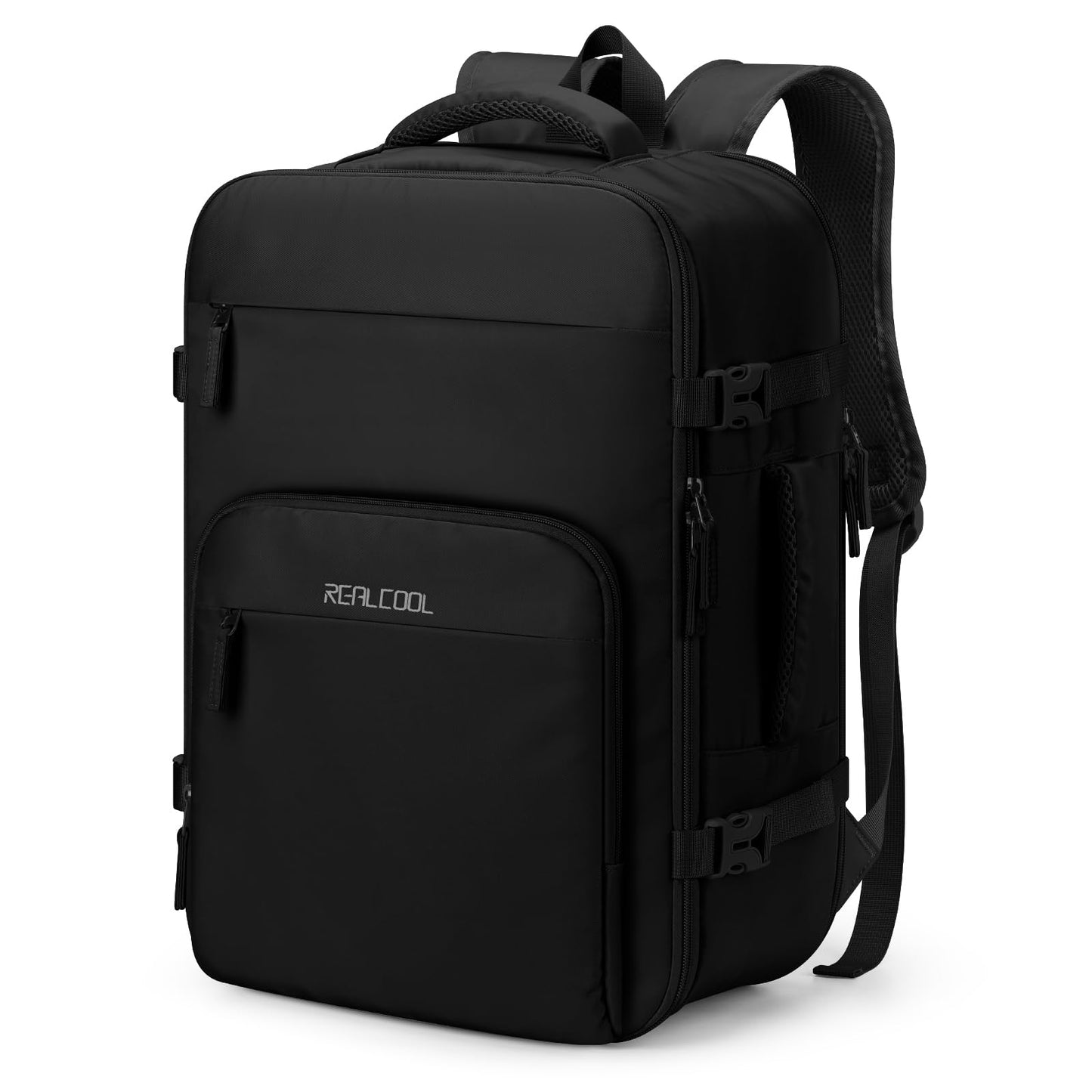 RealCool Travel Backpack for Women Men - Gift for Travelers, Students & Professionals, 17.3 Inch Laptop Carry On Backpack, TSA Flight Approved, College School Business Weekender Daypack
