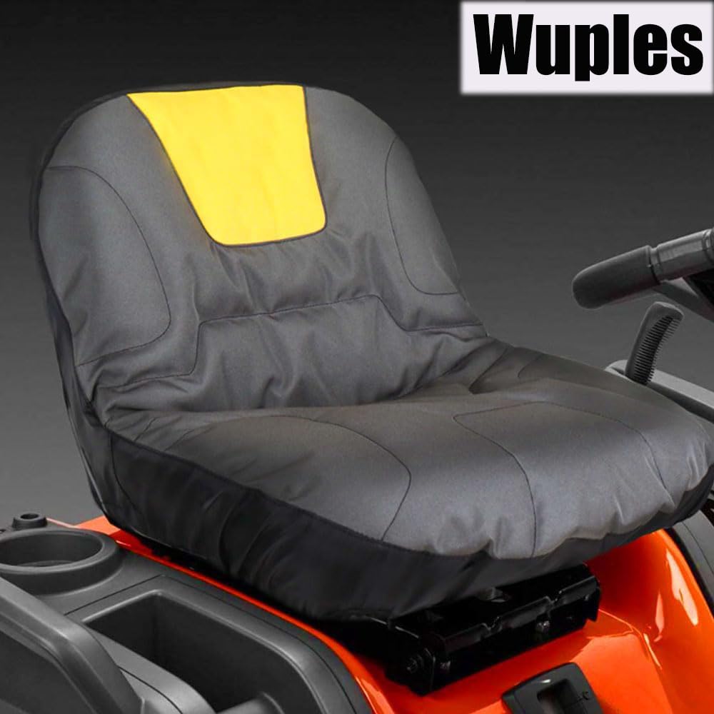 Riding Mower Seat Cover Compatible with Husqvarna,Cub Cadet,John Deere,Craftsman,Kubota,Lawn Tractor Seat Cover(Medium)