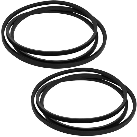 2 Pcs 754-04060 954-04060B Deck Drive Belt Compatible with 42”MTD Cub Cadet Troy Bilt 754-04060B 754-04060C 954-04060 954-04060C John Deere GX10851 Lawn Tractor Mowers, 1/2" x 96 1/2"