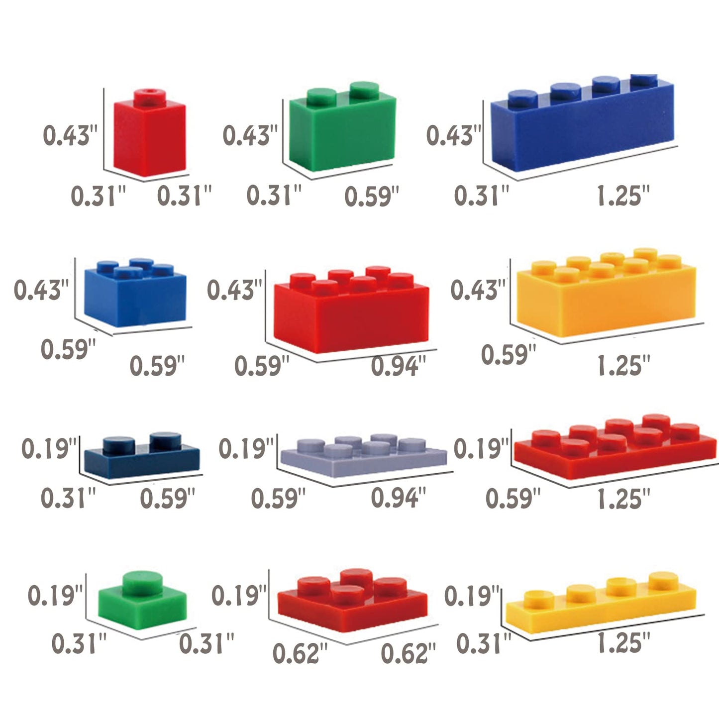 1500 Pieces Classic Building Blocks Set, Suitable for Boys and Girls from 6 Years, Compatible with All Major Brands (Multi-Colour)