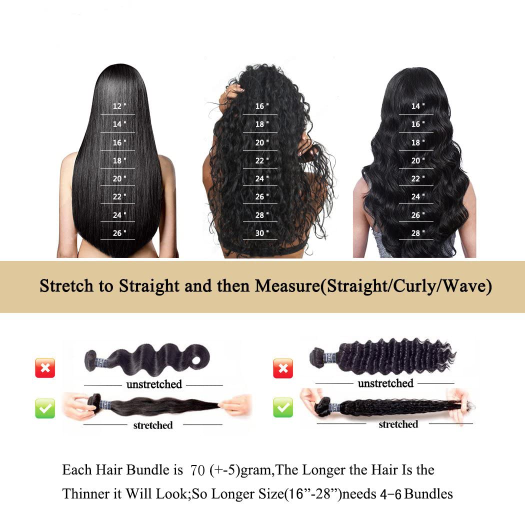 Straight Human Hair 3 Bundles 10 10 10 Inch Short Virgin Hair Weave Bundles Human Hair Straight Bundles for Women Human Hair Bundles Remy Weft Hair Extensions Natural Black Straight Bundles Human Hair