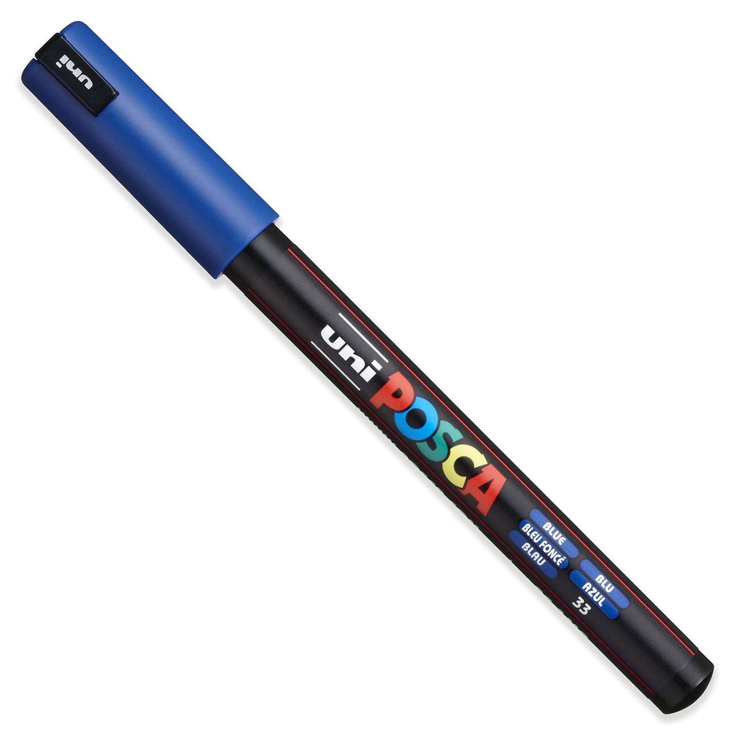 Posca PC-1MR Paint Marker Art Supplies Pens - 0.7mm Nib - Plastic Wallet of 18 with Extra Black and White