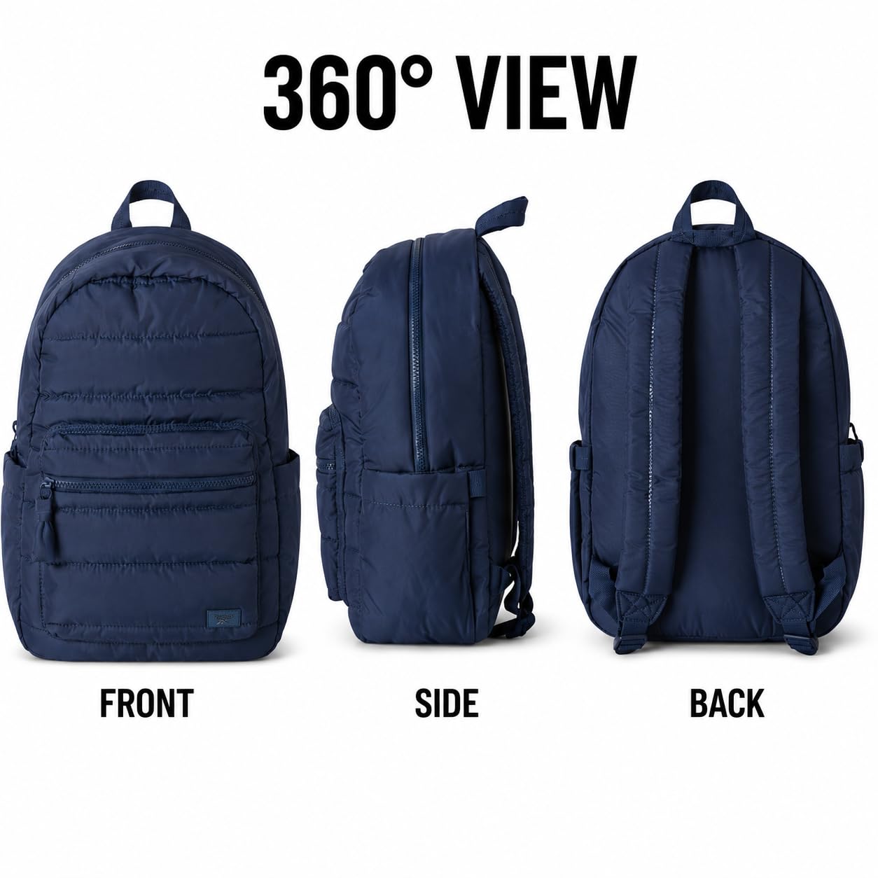 Reebok Backpack - Multipurpose Lightweight Carry On Everyday Laptop Gym Travel Commuter Backpack, Skyler Blue, One Size, Element School Backpack