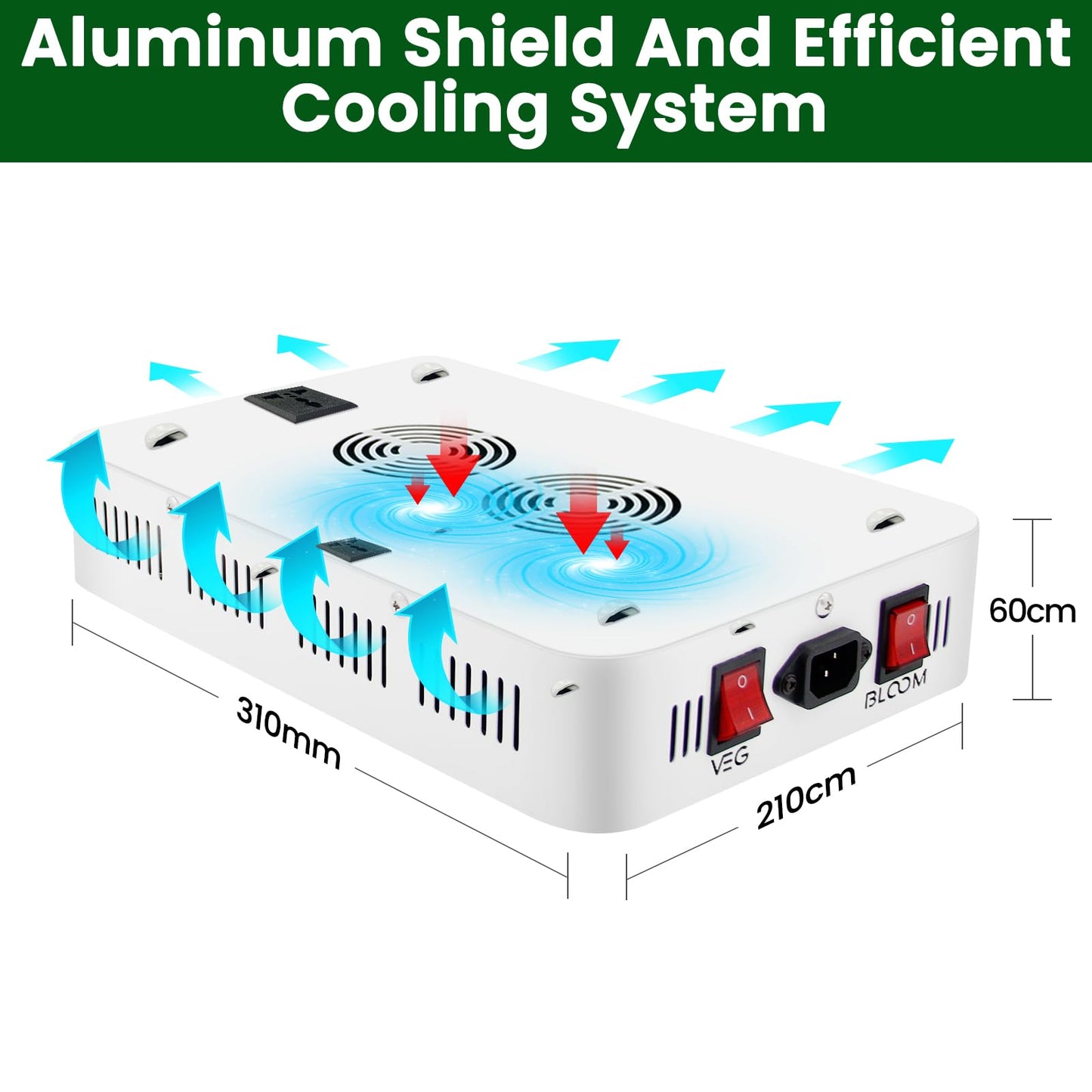 LED Grow Lights 2025 Newest 1500 Watt LED Full Spectrum Sunlike Lamp for Indoor Plant with Daisy Chain Function,Temperature Humidity,Growing Light Seedling Veg Bloom Three Modes 3.5x3.5/4.5x4.5ft