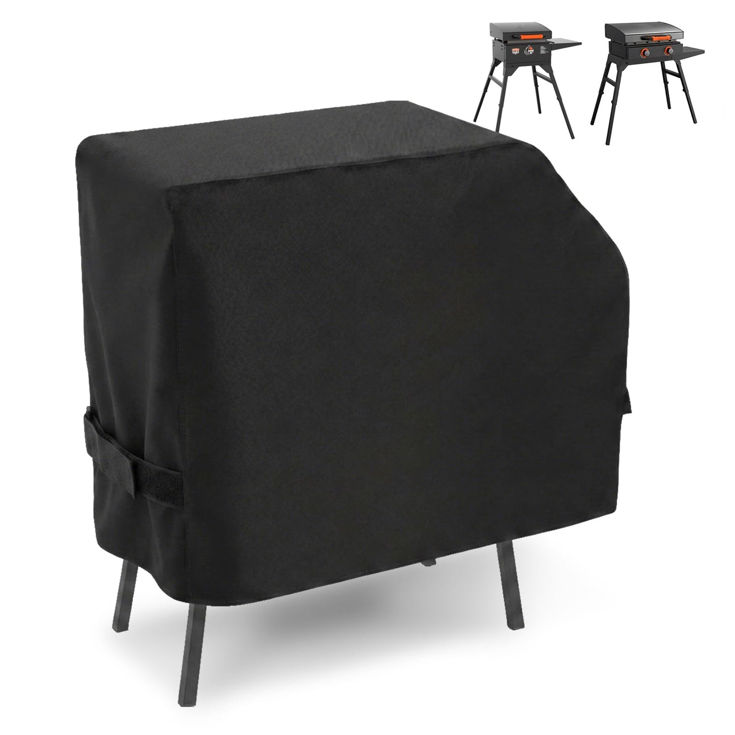 Griddle Cover for Blackstone 17 inch 22 inch Griddle with Hood and Stand, Outdoor Heavy Duty 600D Polyester Grill Cover for Blackstone 17" 22" Griddle 22" Adventure Ready