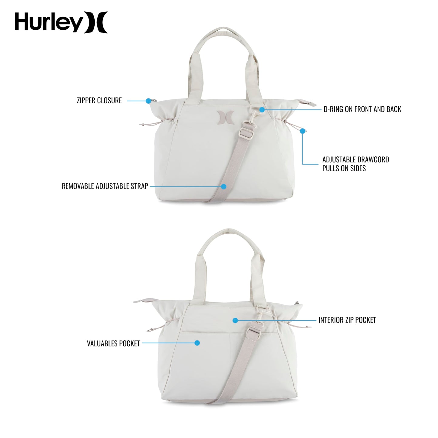 Hurley Women's Tote Bag Gym, Canyon Clay, O/S