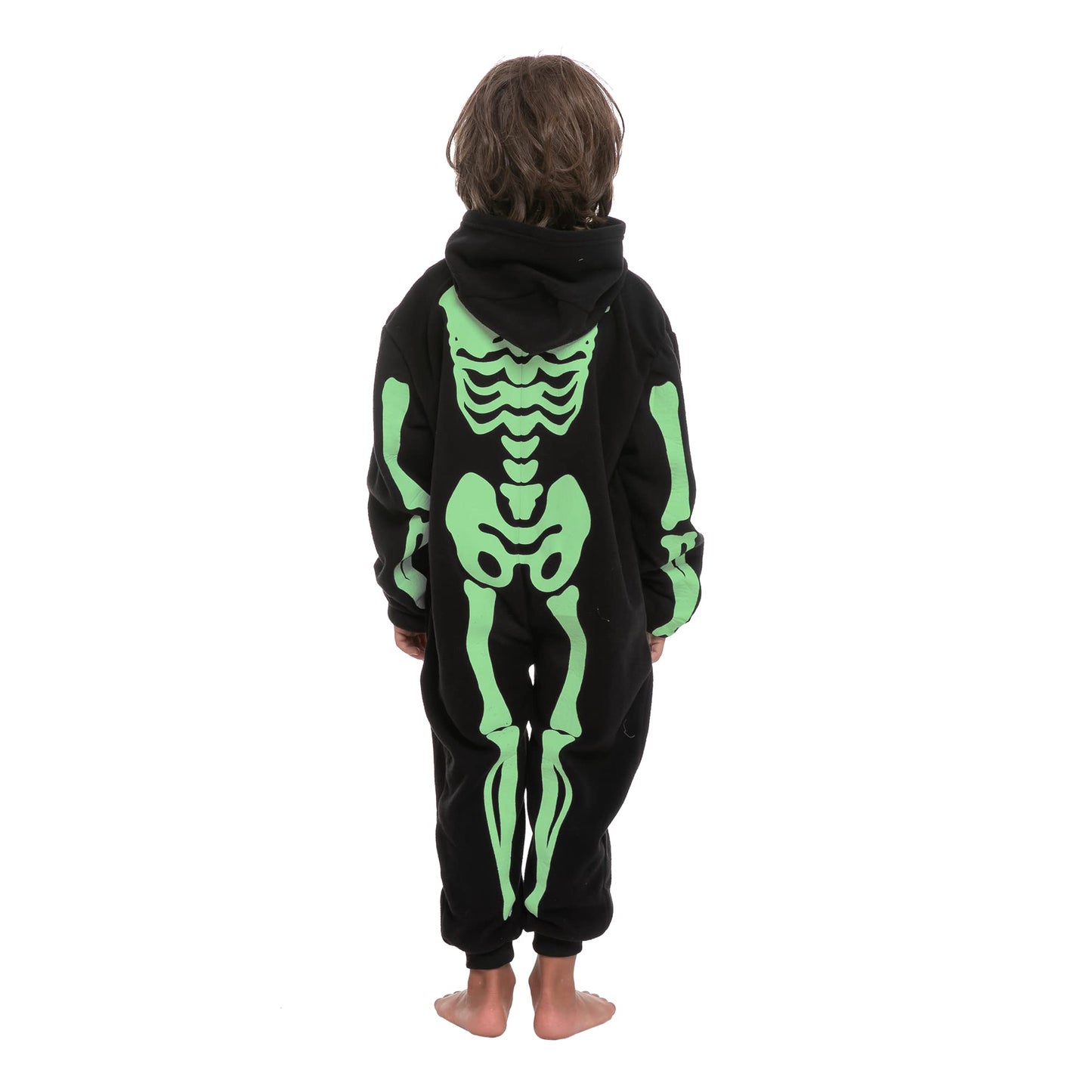 Spooktacular Creations Halloween Family Skeleton Costume, Family Skeleton Jumpsuit Pajama for Halloween Costume Cosplay-M