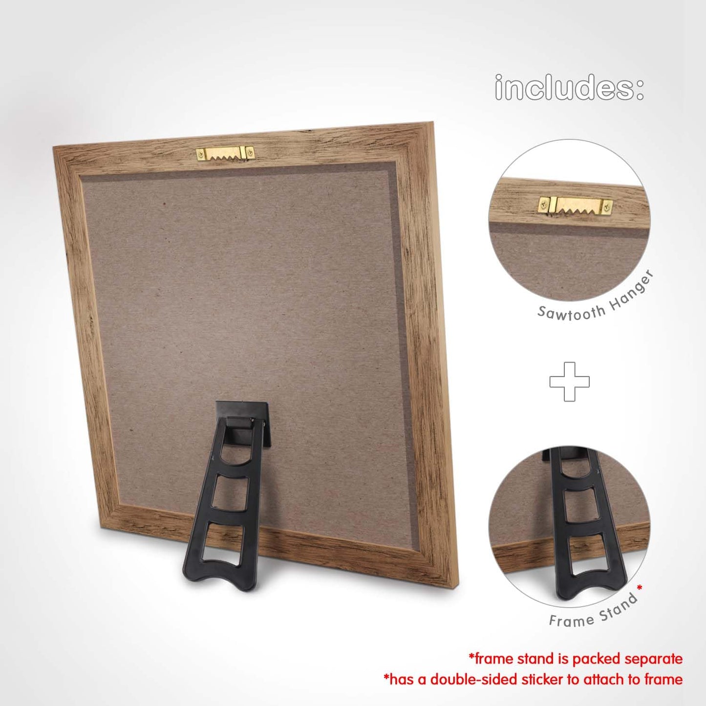 Black Felt Letter Board | 12"x12" Classy Dark Stained Wooden Frame with White Letters | Premium Changeable Sign Boards for Home Decor Motivational Quotes Baby Announcement Price List Message Letterboard With Stand For Small Business