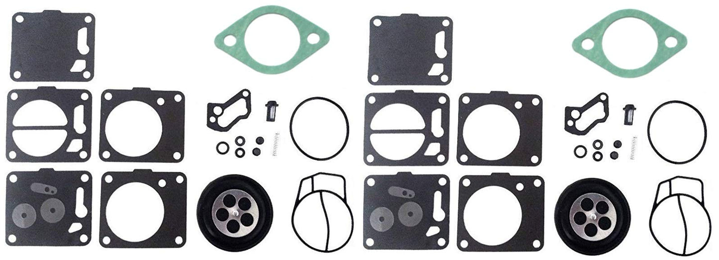 Seadoo 650 657 720 717 787 800 Carb Rebuild Kit with Base Gaskets Xp Carburetor Sea Doo by JSP Manufacturing