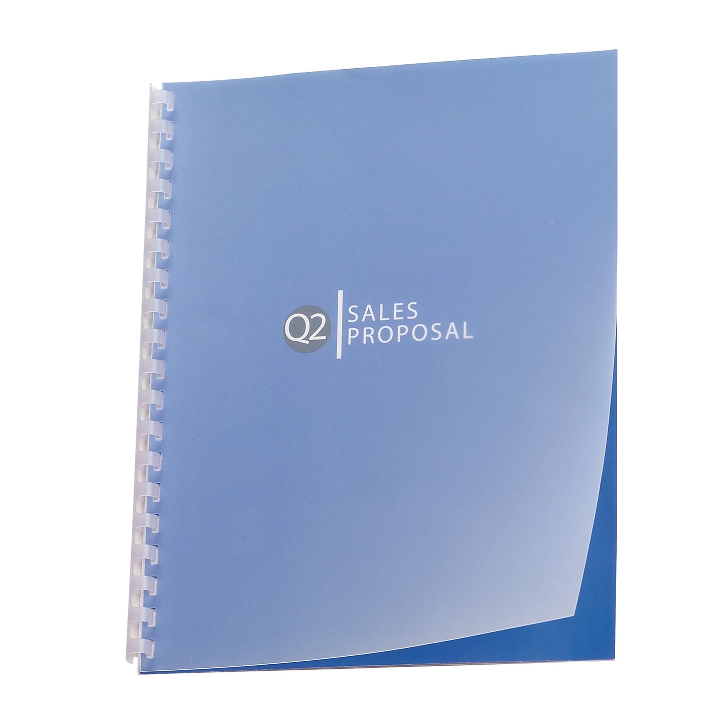 Swingline/GBC Designer Premium Plus View Presentation Binding Covers, Square Corners, Frost, 25 Pieces Per Box (2514499)