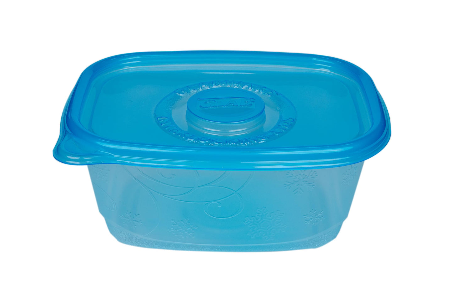 Glad GladWare Freezerware Food Storage Containers - Large Rectangle - Meal Container Holds up to 64 Ounces of Food - Lock Tight Seal, 2 Count - 6 Pack