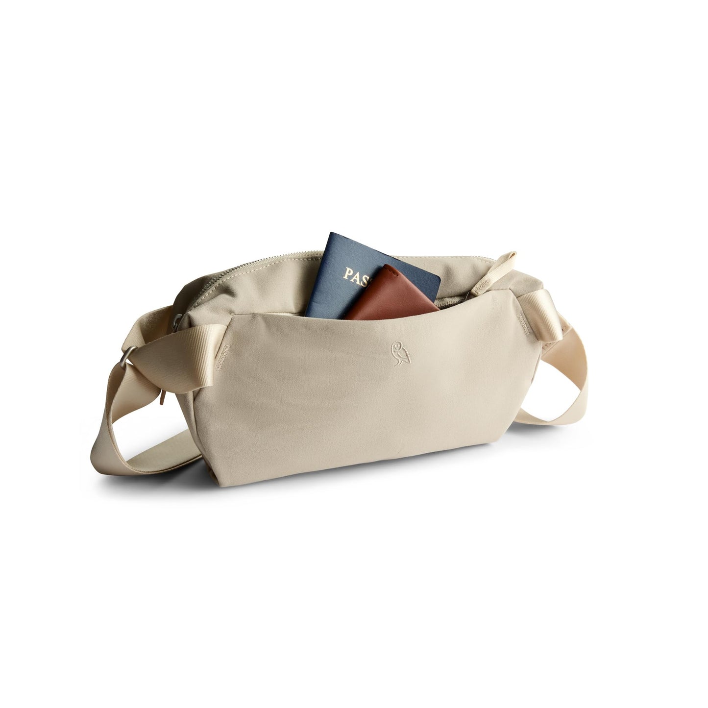 Bellroy Classic Sling (everyday 5 liter minimalist crossbody bag with internal organization, adjustable crossbody strap, and auto-compression system) - Tahini