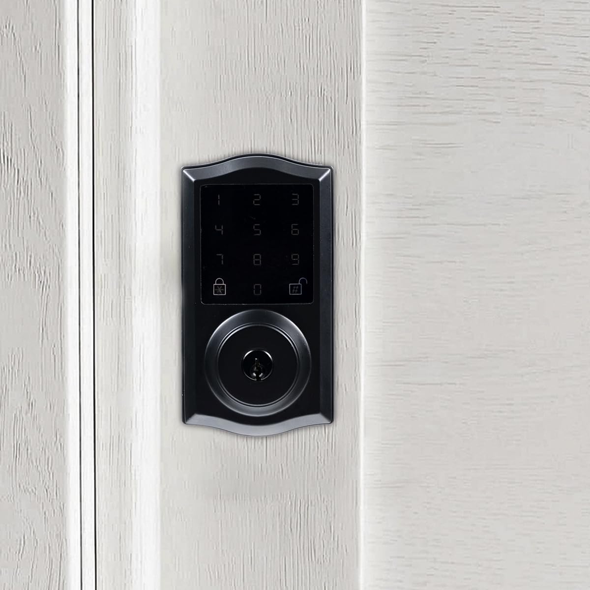 Pahama Keypad Smart Lock, Keyless Entry Door Lock for Front Door, Electronic Code Door Auto Lock High-Security Keyless Entry Smart Lock for Front Door