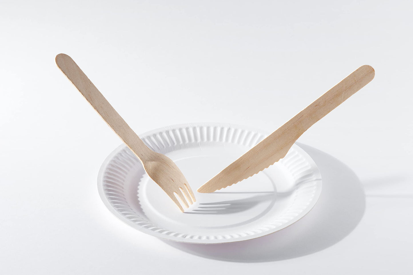 Spa Stix 6" Disposable Paper Plate - Pack of 500ct