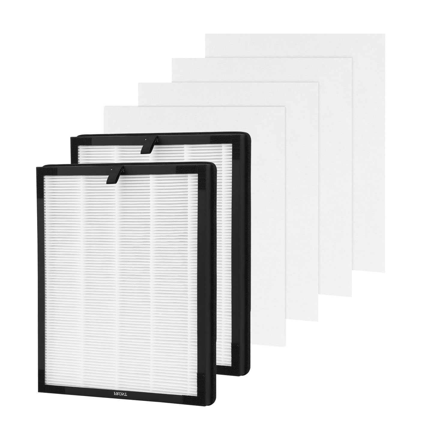 AP2000WF Air Fil-ter Compatible with KNKA AP2000WF Air Purifier 2 High-Efficiency & 4 Activated Carbon Filt-er and Pre-filter.