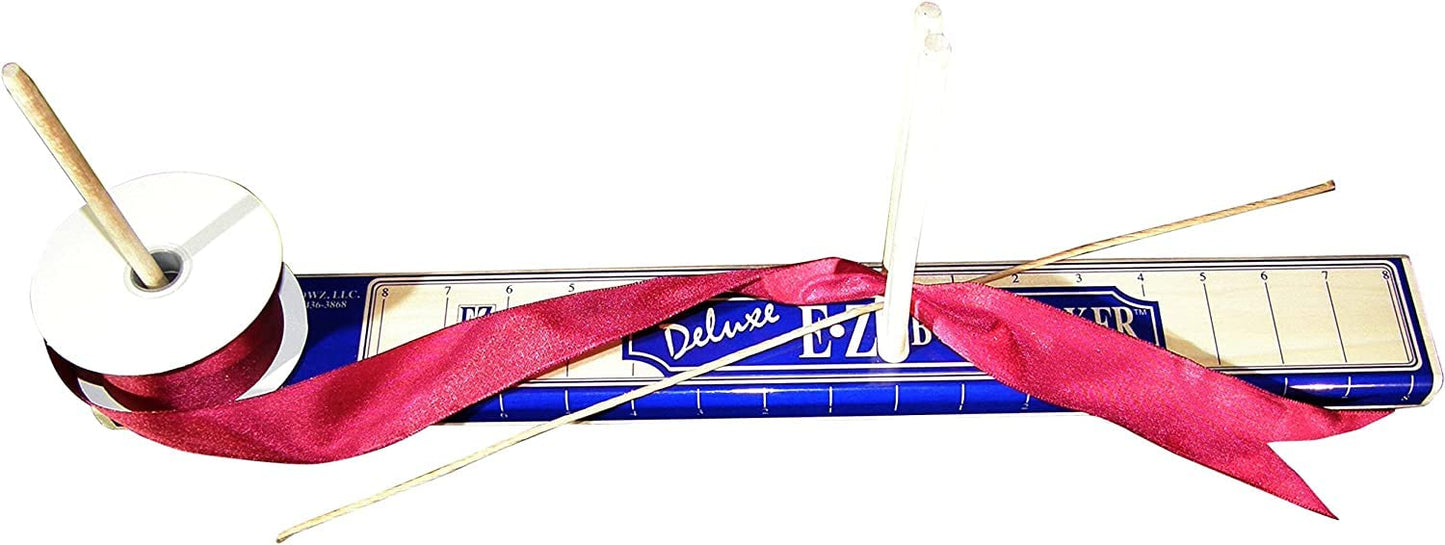 Deluxe EZ BowMaker - Bow Making Tool - Crafting Bowmaker - Professional Designer Bow Maker - DIY Wreath Bows, Hair Bows, And More