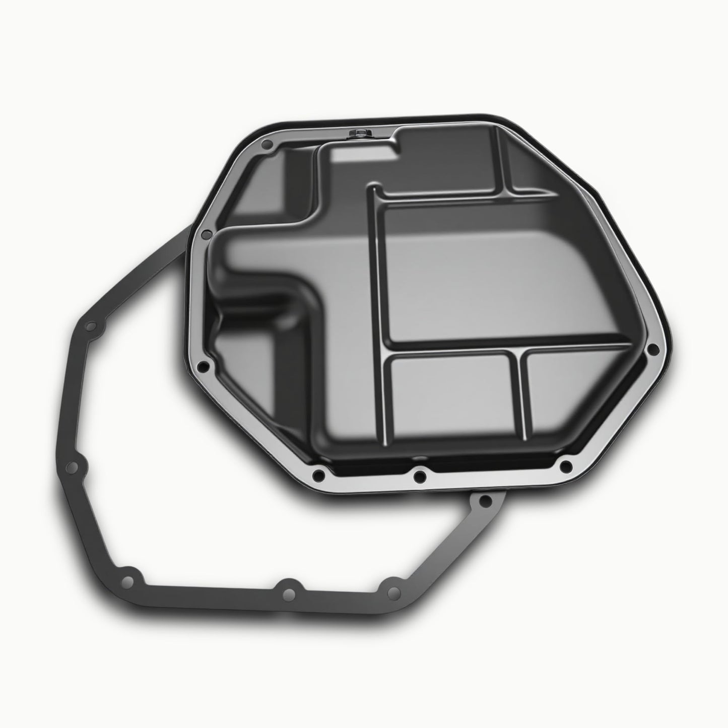 JAVOUKA Lower Engine Oil Pan Sump with Drain Plug & Gasket, for Nissan Cube 2009-2014, for Nissan Sentra 2007-2012, for Nissan Versa 2007-2012, L4 1.8L/2.0L #OE 11110-EN20A, 11110-EN210, 11110-ET010