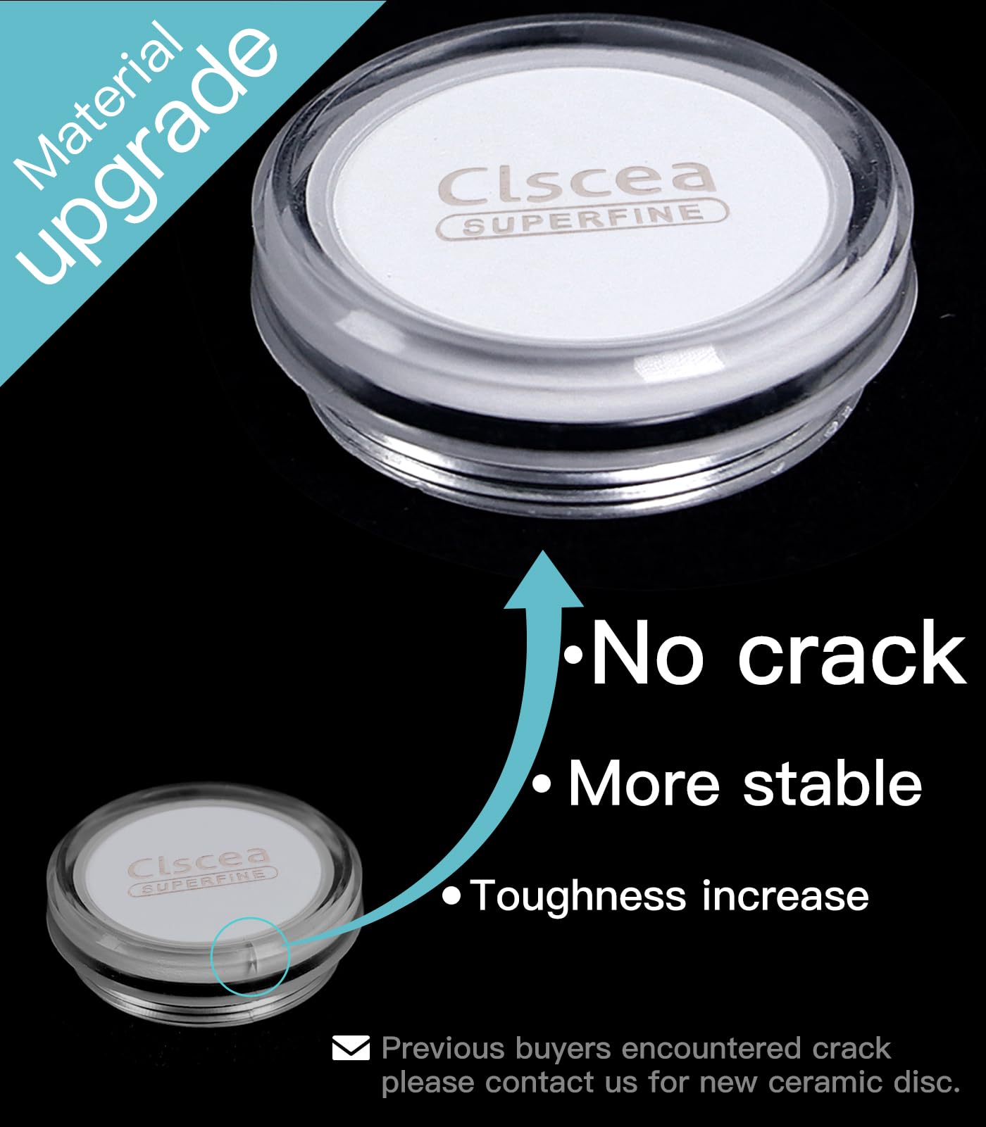 Clscea Aquarium Stainless Steel CO2 Diffuser Widen Hook, DCW300-40