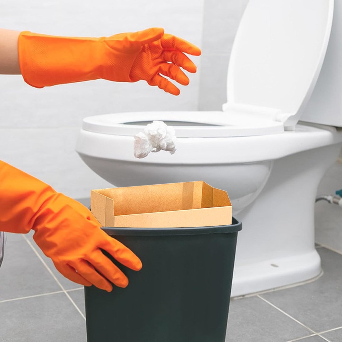 400 PCS 7.510in Feminine Hygiene Liner Bags by Commercial Kraft - Waxed Paper Bags