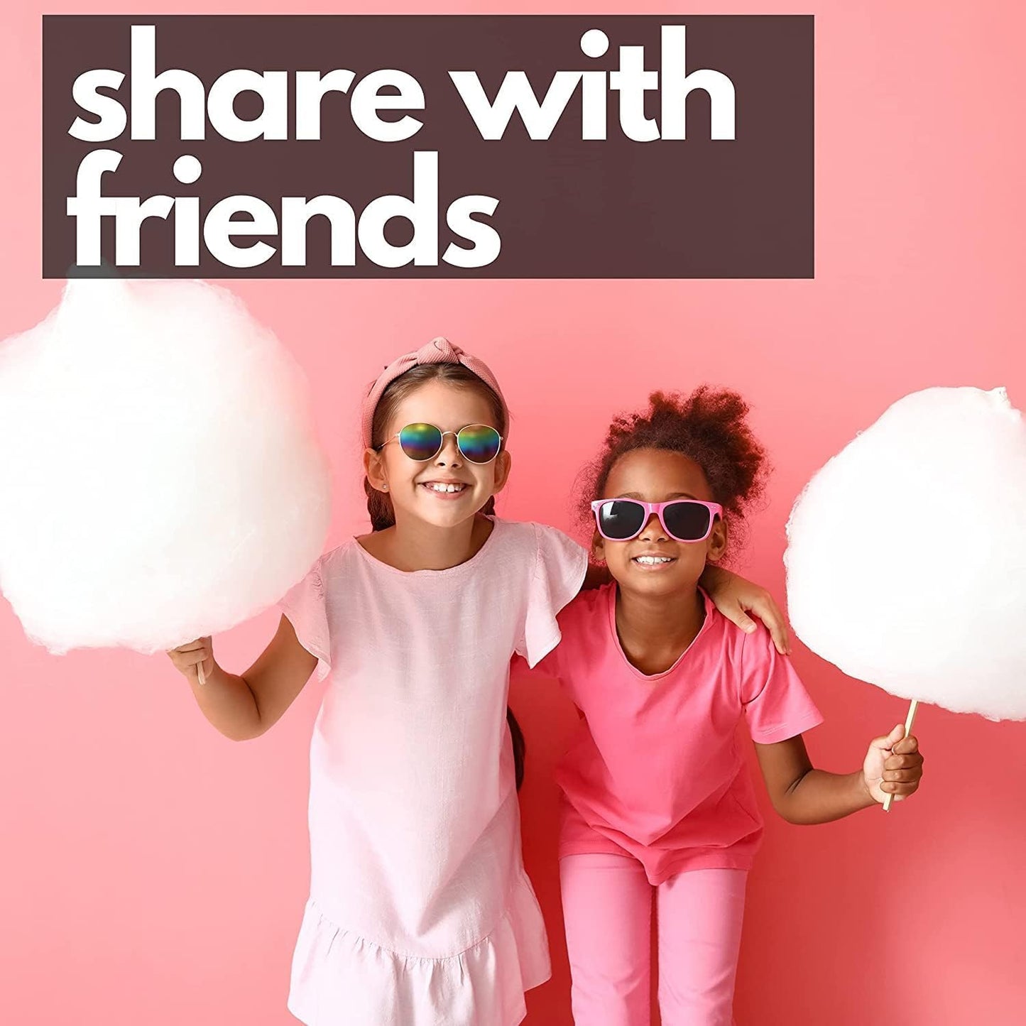 Cotton Candy Floss Sugar (2 Pack / 1lb x 2) | Blue Raspberry & Bubble-gum| PRODUCT OF CANADA| Easy Candy Forming| Works With Almost All Machines| Reusable Jars to Lock in Freshness| Flavoured Floss Ideal for Snack, Desserts, Party, Carnivals and More| By