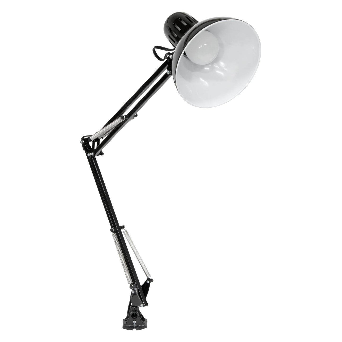 Studio Designs 12022 Swing Arm Lamp with 13-Watt CFL Bulb, Black