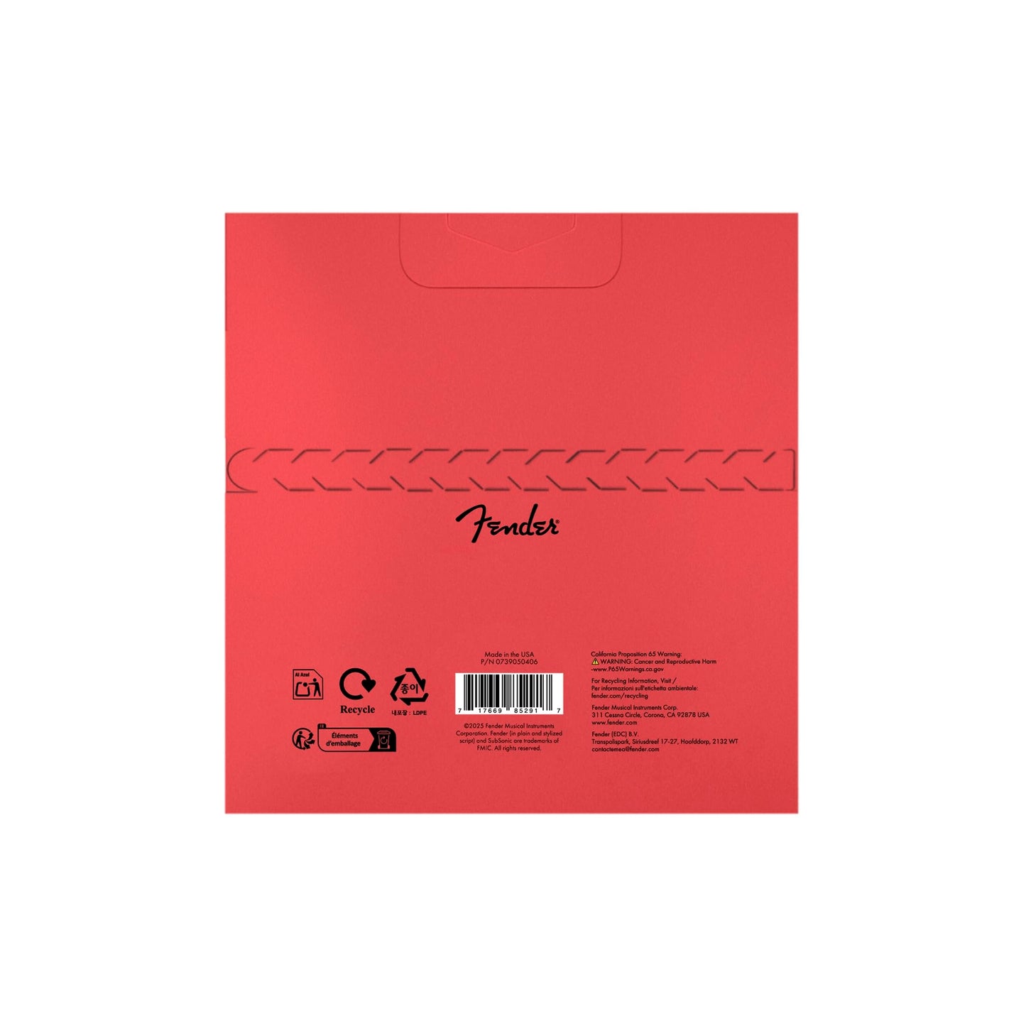 Fender 9050M Stainless Steel Flatwound Long Scale Electric Bass Guitar Strings - Medium