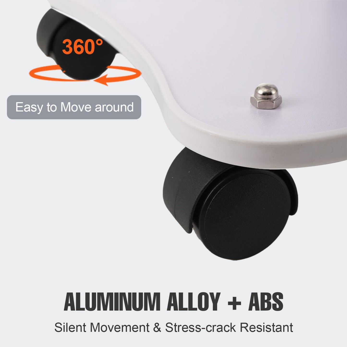 Cozyel Beauty Salon Trolley Cart with Wheels, 3 Tier Beauty Rolling Cart, Adjustable Tattoo Table Work Station, Salon Spa Rolling Trolley Stand