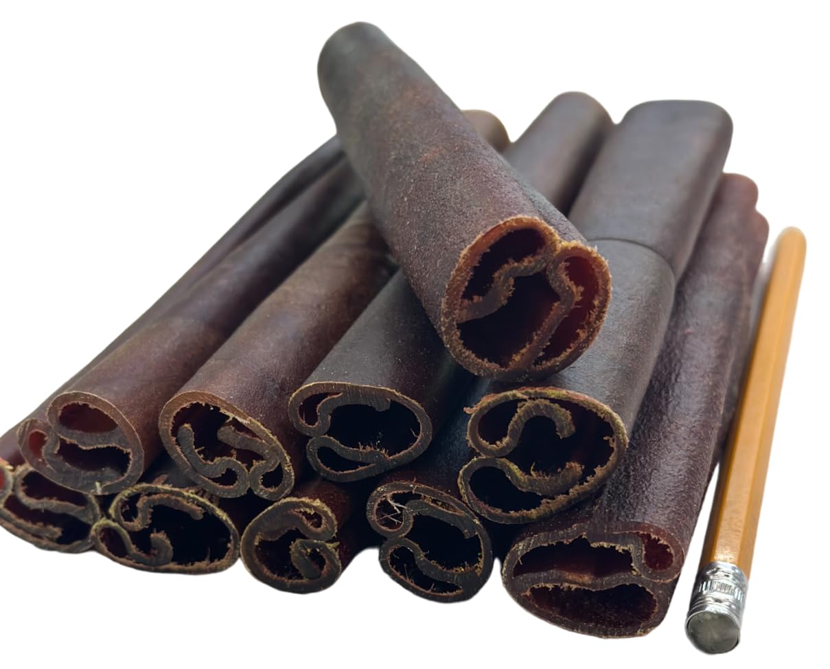 Beef Collagen Sticks for Dogs – 6” Inch Jumbo 10 Pack – Long Lasting Chews for All Breeds – Single Ingredient Chew - Bully Stick Alternative - Rawhide Free –– Hip & Joint Health!