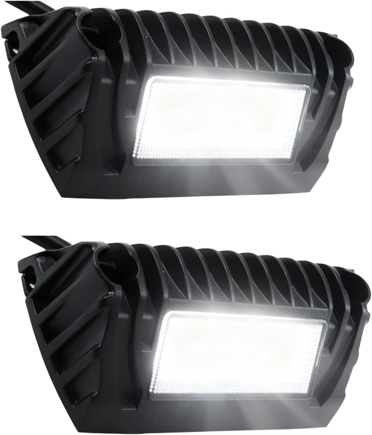 LED RV Exterior Lights,2 PCS 5 Inch 1600LM Porch & Flood Beam Lights, DC12~36V IP67 Waterproof Aluminum Fixtures for Car Outdoor, Trailers, Motorhomes