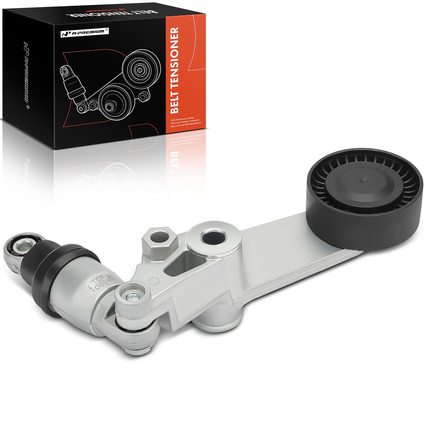 A-Premium Belt Tensioner Assembly with Pulley Compatible with Chevrolet Prizm 1998-2002 & Pontiac Vibe 2003-2008 & Toyota Corolla Matrix Celica MR2 Spyder