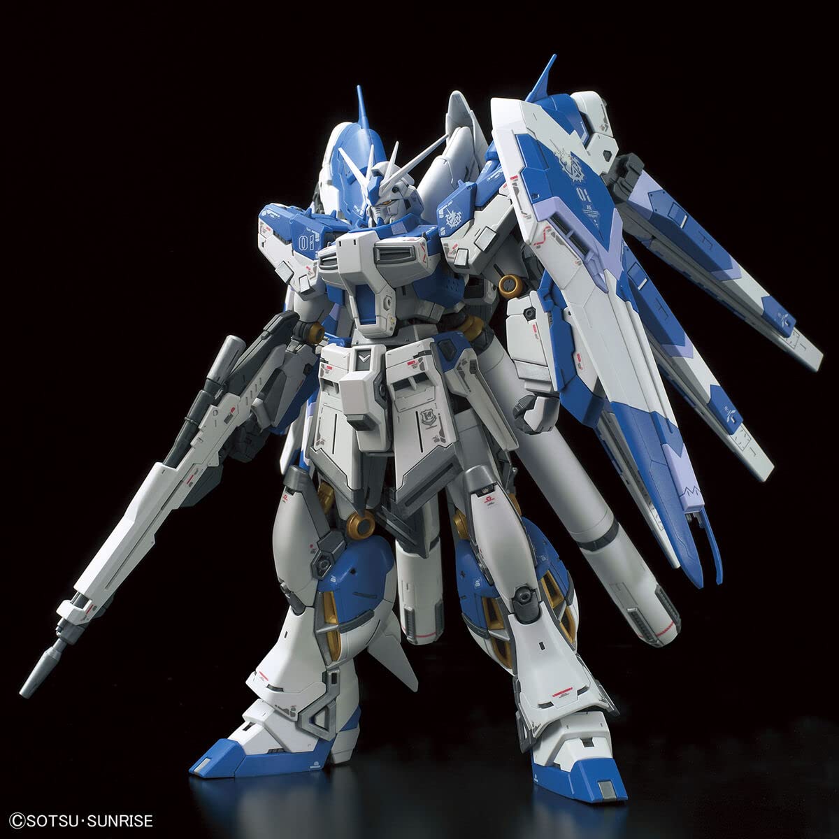 Bandai Hobby RG - #36 Hi-Nu Gundam [Char's Counterattack Beltorchika Children], Bandai Spirits Hobby RG 1/144 (2555540), Multi Color