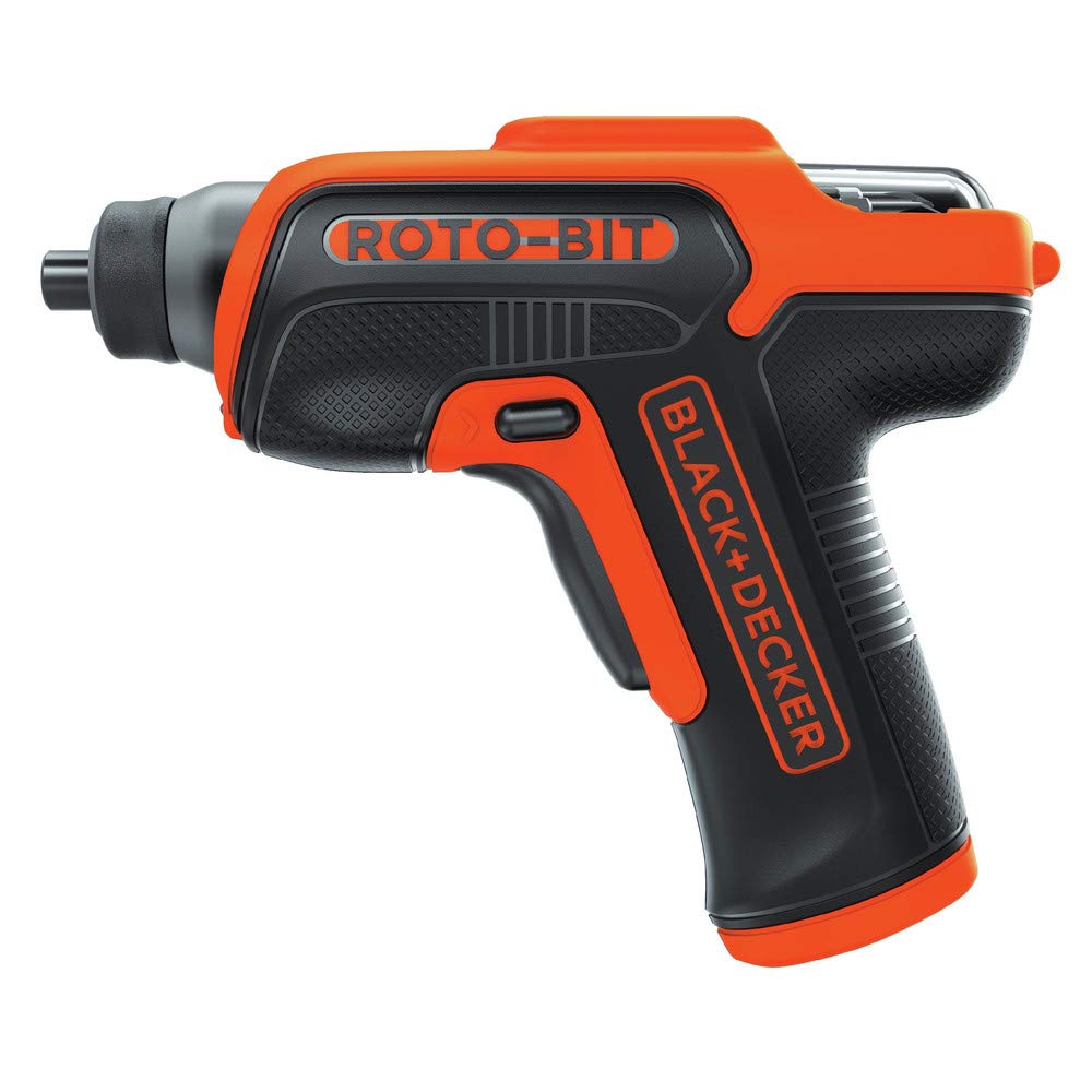 BLACK+DECKER 4V MAX Cordless Screwdriver with Bit Storage (BDCS50C) , Orange