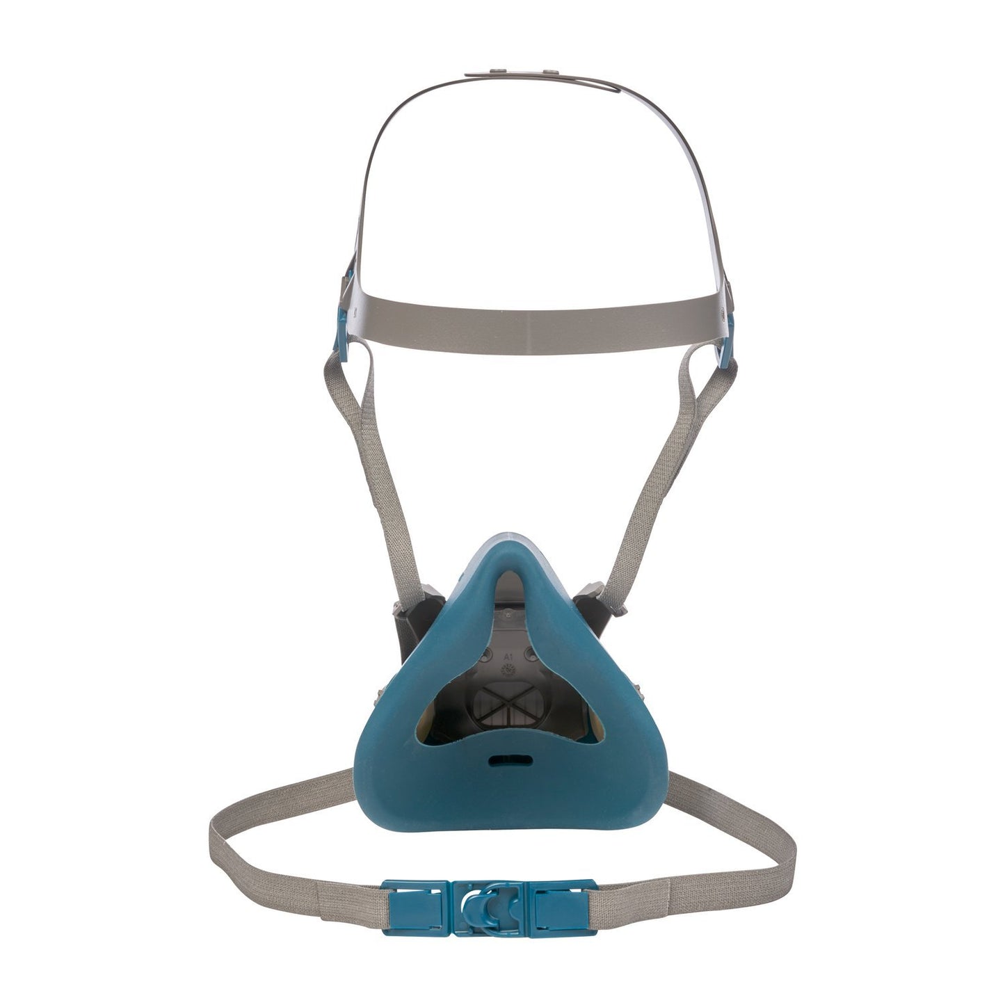 3M Personal Safety Division 6503QL Rugged Comfort Quic-Latch Half-Facepiece Reusable Respirators, Large, Grey/Teal