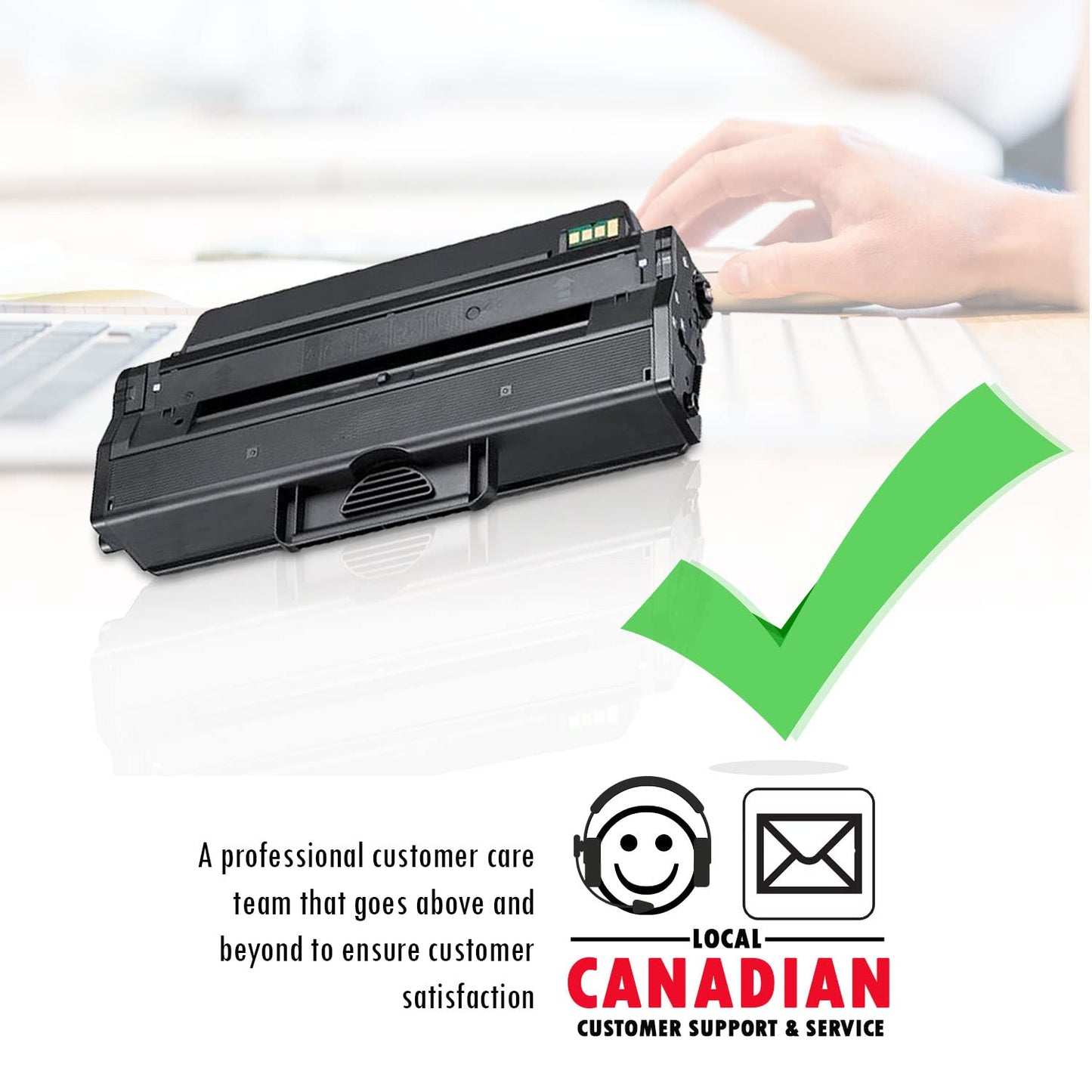 2 Inkfirst Compatible High Yield Toner Cartridges Compatible with Samsung MLT-D103L (MLTD103L) D103L BlackML-2955DW ML-2955ND SCX-4728FD SCX-4729FD SCX-4729FW ML-2950D ML-2950ND
