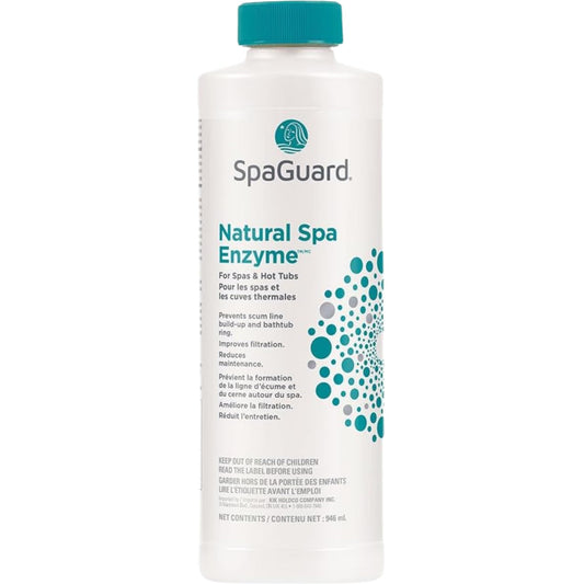 Natural Spa Enzyme 946ml | Spa Guard | Natural Enzyme Water Treatment & Conditioner for Spa & Hot Tub | Use Less Hot Tub Chemicals